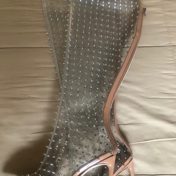 Steve Madden Vavas Clear Boots | Poshmark